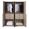 Manhattan Comfort Lee Wardrobe Closet 2.0 in Rustic Grey, 2PK 2-WC002-GY - alternate 7